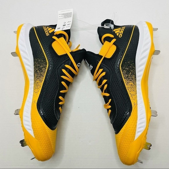 Adidas Baseball Metal Cleats Core Men’s Sz 12.5 - Picture 4 of 8